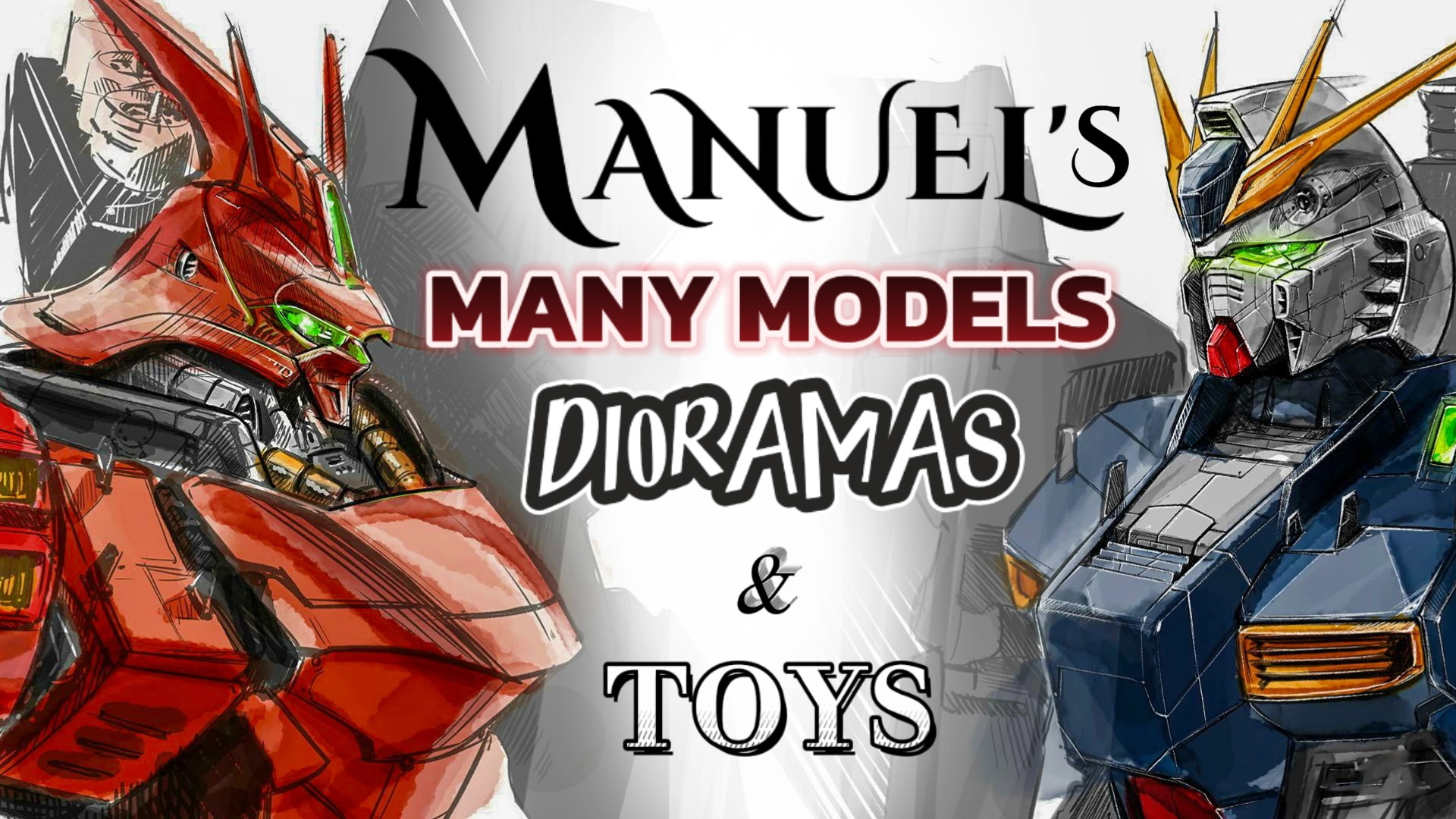 Manuel&rsquo;s many models Dioramas and toys